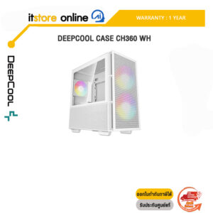 Deepcool Case CH360 WH /ประกัน 1 Year/BY ITSTORE-ONLINE