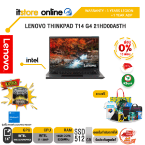 [ผ่อน 0% 10 ด.]LENOVO THINKPAD T14 G4 21HD00A5TH/ประกัน 3 YEARS/BY ITSTORE-ONLINE