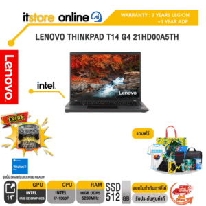 LENOVO THINKPAD T14 G4 21HD00A5TH/ประกัน 3 YEARS/BY ITSTORE-ONLINE