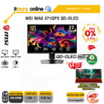 [ผ่อน 0% 10 ด.]MSI MAG 271QPX QD-OLED(360Hz)/ประกัน 3 Years/BY ITSTORE ONLINE