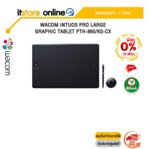 [ผ่อน 0% 10 ด.]WACOM INTUOS PRO LARGE GRAPHIC TABLET PTH-860/K0-CX /ประกัน 1 Year/BY ITSTORE-ONLINE