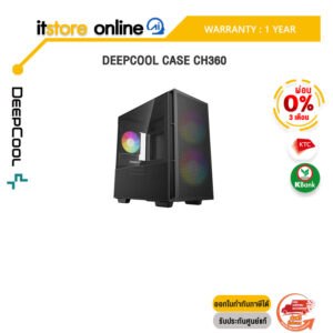 [ผ่อน 0% 3 ด.] Deepcool Case CH360/ประกัน 1 Year/BY ITSTORE-ONLINE