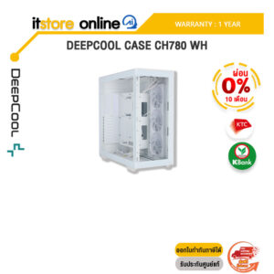 [ผ่อน 0% 10 ด.] Deepcool Case CH780 WH/ประกัน 1 Year/BY ITSTORE-ONLINE