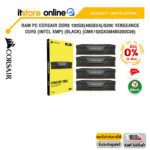 [ผ่อน 0% 10 ด.]RAM PC CORSAIR DDR5 192GB(48GBX4)/5200 VENGEANCE DDR5 (INTEL XMP) (BLACK) (CMK192GX5M4B5200C38)/ประกันLT/BY ITSTORE-ONLINE