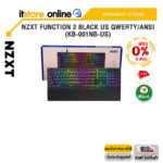 [ผ่อน 0% 6 ด.] NZXT FUNCTION 2 BLACK US QWERTY/ANSI (KB-001NB-US)/ประกัน 2 Year/BY ITSTORE-ONLINE