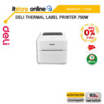 [ผ่อน 0% 6 ด.]  DELI Thermal Label Printer 750W/ประกัน 1 Year/BY ITSTORE-ONLINE