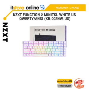 NZXT FUNCTION 2 MINITKL WHITE US QWERTY/ANSI (KB-002NW-US)/ประกัน 2 Year/BY ITSTORE-ONLINE