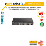 [ผ่อน 0% 10 ด.]D-LINK 18 PORT GIGABIT SMART MANAGED POE SWITCH WITH 16 POE AND 2 COMBO RJ 45/SFP PORTS (DGS-1100-18PV2)/Warranty Lifetime/BY ITSTORE-ONLINE