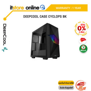 [ผ่อน 0% 3 ด.]Deepcool Case CYCLOPS BK/ประกัน 1 Years/BY ITSTORE-ONLINE