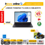 [ผ่อน 0% 10 ด.]LENOVO THINKPAD T14 GEN 5 21ML007KTH/Ultra 5 125U/ประกัน 4 Years/BY ITSTORE-ONLINE