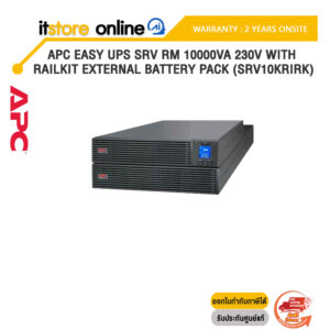 APC Easy UPS SRV RM 10000VA 230V with RailKit External Battery Pack (SRV10KRIRK)/ประกัน2 Years onsite/BY ITSTORE ONLINE