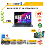 [ผ่อน 0% 10 ด.]ACER SWIFT GO 14 SFG14-73-517X/Ultra 5 125H/ประกัน 2 Years/BY ITSTORE-ONLINE
