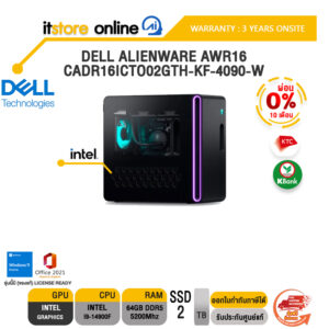 [ผ่อน 0% 10 ด.]DELL ALIENWARE CADR16ICTO02GTH-AWR16-4090-W/i9 14900KF/ประกัน 3 Years Onsite