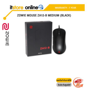 ZOWIE MOUSE ZA12-B MEDIUM (BLACK)/ประกัน 1 Year/BY ITSTORE-ONLINE