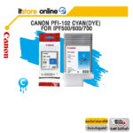 CANON PFI-102 Cyan(DYE) For IPF500/600/700 / BY ITSTORE-ONLINE