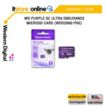 WD PURPLE SC ULTRA ENDURANCE MICROSD CARD (WDD256G1P0C)/ประกัน 3 Years/BY ITSTORE ONLINE