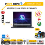 [ผ่อน 0% 10 ด.] MSI STEALTH 14 AI STUDIO A1VGG-065TH / i9 185H /ประกัน 3 Years /BY ITSTORE-ONLINE