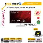 [ผ่อน 0% 3 ด.] VIEWSONIC MONITOR 24” VA2432-H-W/IPS FHD 100Hz/ประกัน 3 Years/BY ITSTORE-ONLINE