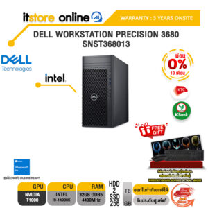 [ผ่อน 0% 10 ด.]DELL WORKSTATION PRECISION 3680 SNST368013/i9-14900K/ประกัน 3 Years Onsite/BY ITSTORE-ONLINE