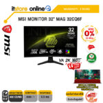 [ผ่อน 0% 10 ด.]MSI MONITOR 32" MAG 32CQ6F(VA 2K 180Hz)/ประกัน 3 Years/BY ITSTORE-ONLINE