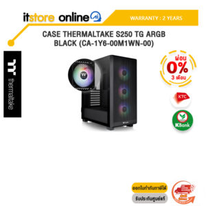 [ผ่อน 0% 3 ด.]CASE THERMALTAKE S250 TG ARGB BLACK (CA-1Y6-00M1WN-00)/ประกัน 2 Years/BY ITSTORE-ONLINE