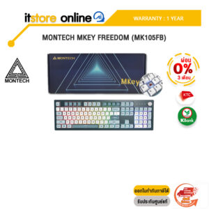 [ผ่อน 0% 3 ด.] MONTECH MKEY FREEDOM (MK105FB)/ประกัน 1 Year/BY ITSTORE-ONLINE