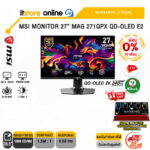 [ผ่อน 0% 10 ด.]MSI MONITOR 27” MAG 271QPX QD-OLED E2/QD-OLED 2K 240HZ/ประกัน 3 Years/BY ITSTORE-ONLINE