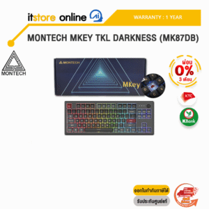 [ผ่อน 0% 3 ด.]MONTECH MKEY TKL DARKNESS (MK87DB)/ประกัน 1 Year/BY ITSTORE ONLINE