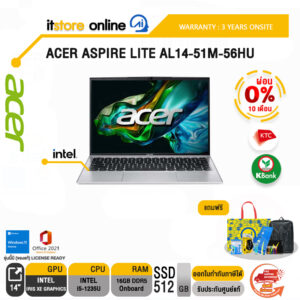 [ผ่อน 0% 10 ด.]ACER ASPIRE LITE AL14-51M-56HU/i5-1235U/ประกัน 2 Years/BY ITSTORE-ONLINE