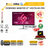 [ผ่อน 0% 6 ด.] VIEWSONIC MONITOR 27” VX2779-HD-PRO/IPS FHD 180Hz/ประกัน 3 Years/BY ITSTORE-ONLINE