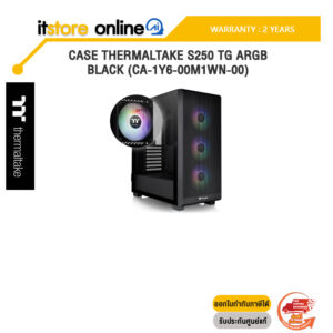CASE THERMALTAKE S250 TG ARGB BLACK (CA-1Y6-00M1WN-00)/ประกัน 2 Years/BY ITSTORE-ONLINE