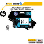 HP 63 Black Original Ink Cartridge (F6U62AA) /BY ITSTORE-ONLINE
