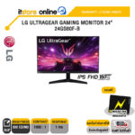 LG ULTRAGEAR GAMING MONITOR 24” 24GS60F-B/IPS FHD 180HZ/ประกัน 3 Years+Onsite/BY ITSTORE-ONLINE
