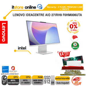 [ผ่อน 0% 10 ด.] LENOVO IDEACENTRE AIO 27IRH9 F0HM006UTA/ i7-13620H/ประกัน 3 Years+Onsite/BY ITSTORE-ONLINE