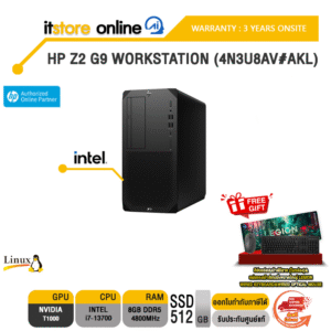 HP Z2 G9 WORKSTATION (4N3U8AV#AKL)/i7-13700/ประกัน 3 Years+Onsite/BY ITSTORE-ONLINE