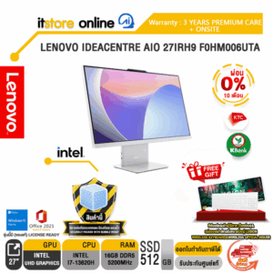 [ผ่อน 0% 10 ด.] LENOVO IDEACENTRE AIO 27IRH9 F0HM006UTA/ i7-13620H/ประกัน 3 Years+Onsite/BY ITSTORE-ONLINE