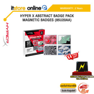 HYPER X ABSTRACT BADGE PACK MAGNETIC BADGES (85U20AA)/ประกัน 2YEARS/BY ITSTORE ONLINE