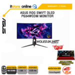 ASUS ROG SWIFT OLED PG34WCDM MONITOR/ประกัน 2 years/BY ITSTORE-ONLINE