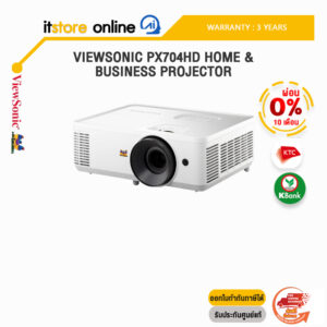 [ผ่อน 0% 10 ด.]VIEWSONIC PX704HD HOME & BUSINESS PROJECTOR/ประกัน 3 Years/BY ITSTORE-ONLINE