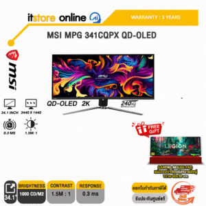 MSI MPG 341CQPX QD-OLED/QD-OLED 2K 240Hz/ประกัน 3 Years/BY ITSTORE-ONLINE