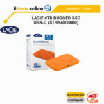 LACIE 4TB RUGGED SSD USB-C (STHR4000800)/ประกัน 5 Years/BY ITSTORE-ONLINE