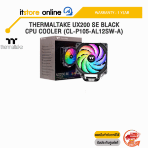 THERMALTAKE UX200 SE BLACK CPU COOLER (CL-P105-AL12SW-A)/ประกัน1 years/BY ITSTORE ONLINE