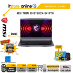 MSI THIN 15 B13UCX-2417TH/i5-13420H/ประกัน 2 Years/BY ITSTORE-ONLINE