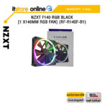 NZXT F140 RGB BLACK [1 x140MM RGB FAN] (RF-R14SF-B1)/ประกัน 2 Year/BY ITSTORE-ONLINE