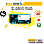 [ผ่อน 0% 6 ด.]HP 730 300-ml Yellow Ink Cartridge (P2V70A)/BY ITSTORE-ONLINE