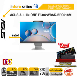 ASUS ALL IN ONE  E3402WBAK-BPC018M/i3-1215U/ประกัน 3Y Onsite + 1Y Perfect Warranty/BY ITSTORE-ONLINE