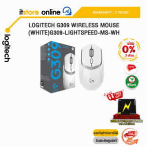 [ผ่อน 0% 3 ด.] LOGITECH G309 WIRELESS MOUSE (WHITE)G309-LIGHTSPEED-MS-WH/ประกัน 3 Years/BY ITSTORE-ONLINE