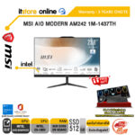 MSI AIO MODERN AM242 1M-1437TH/C3-100U/ประกัน 3 Years Onsite/BY ITSTORE-ONLINE