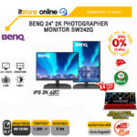 [ผ่อน 0% 10 ด.]BENQ 24" 2K PHOTOGRAPHER MONITOR SW242Q(IPS 2K/60Hz)/ประกัน 3 Years/BY ITSTORE ONLINE