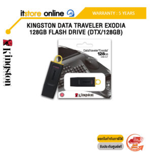 KINGSTON DATA TRAVELER EXODIA 128GB FLASH DRIVE (DTX/128GB)/ประกัน 5 YEARS/BY ITSTORE-ONLINE